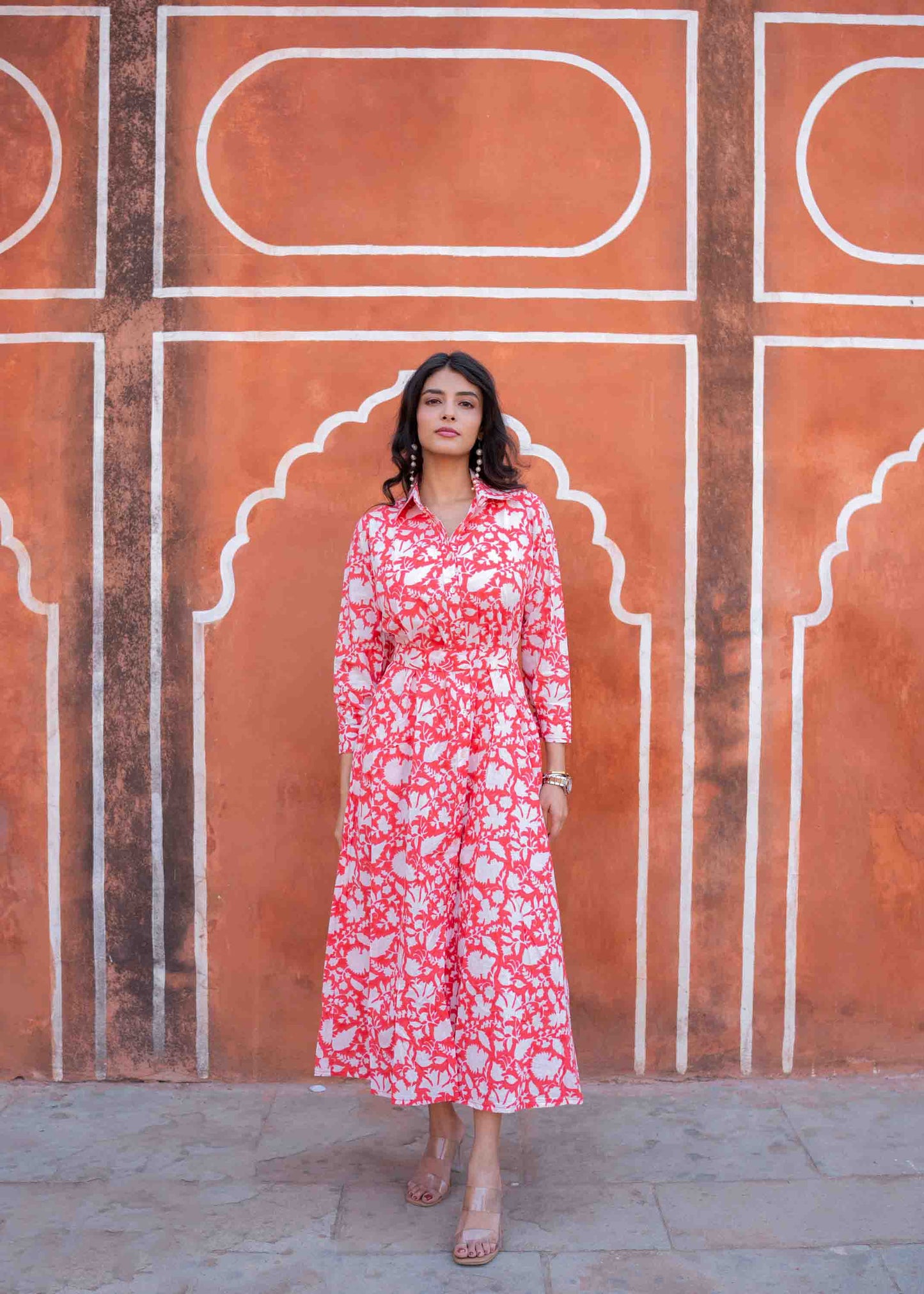 Bagh-e-Gul Hand-Block Dress