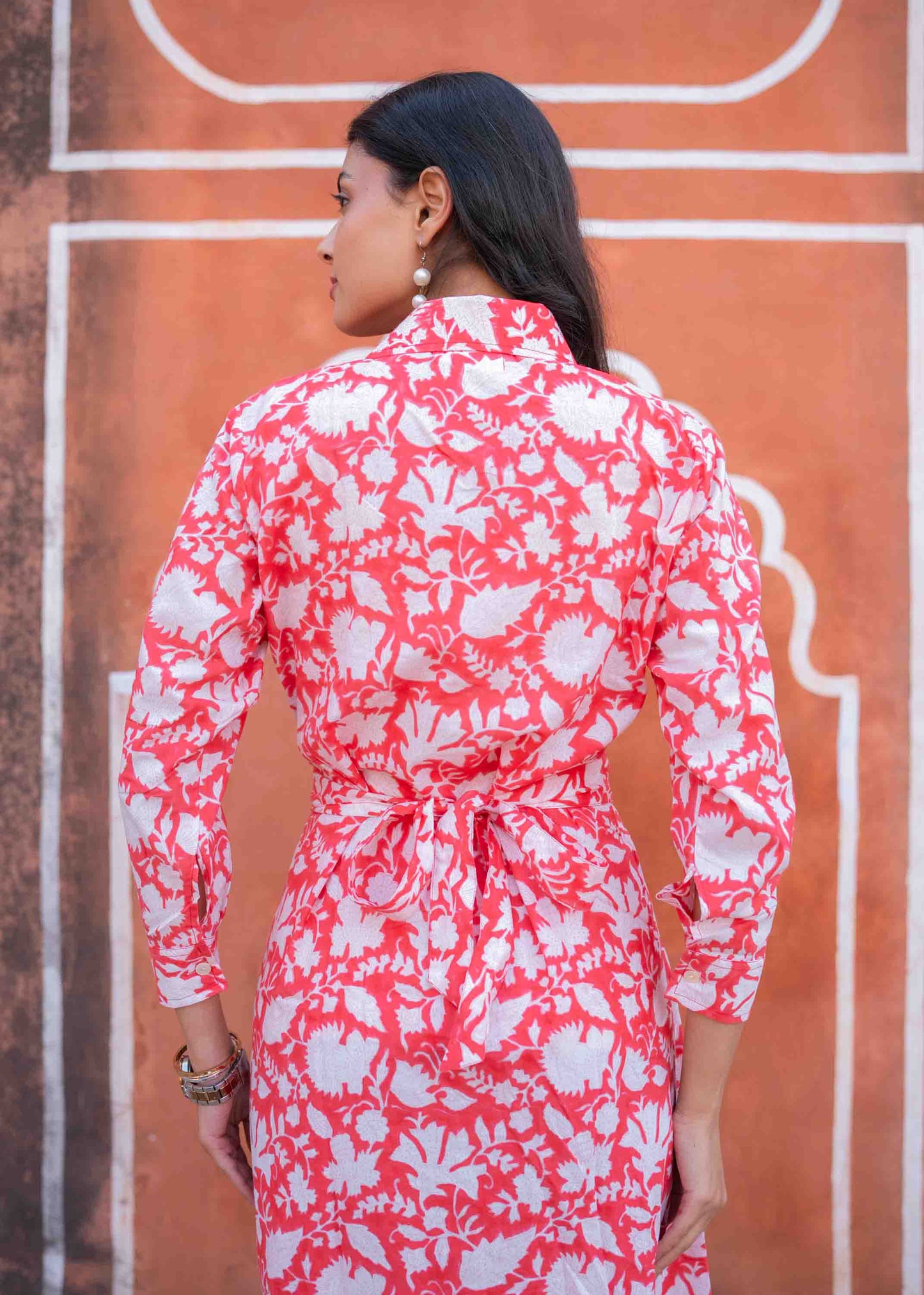 Bagh-e-Gul Hand-Block Dress