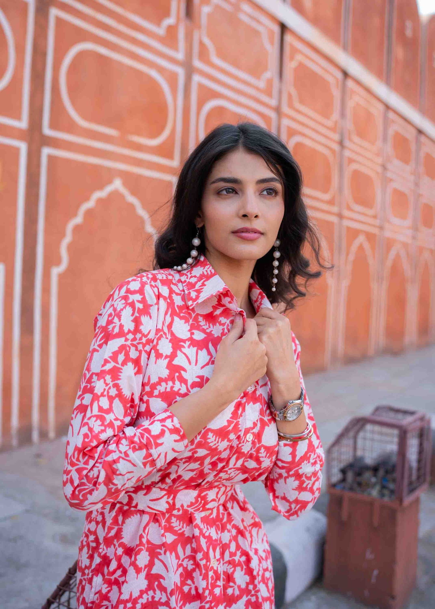 Bagh-e-Gul Hand-Block Dress