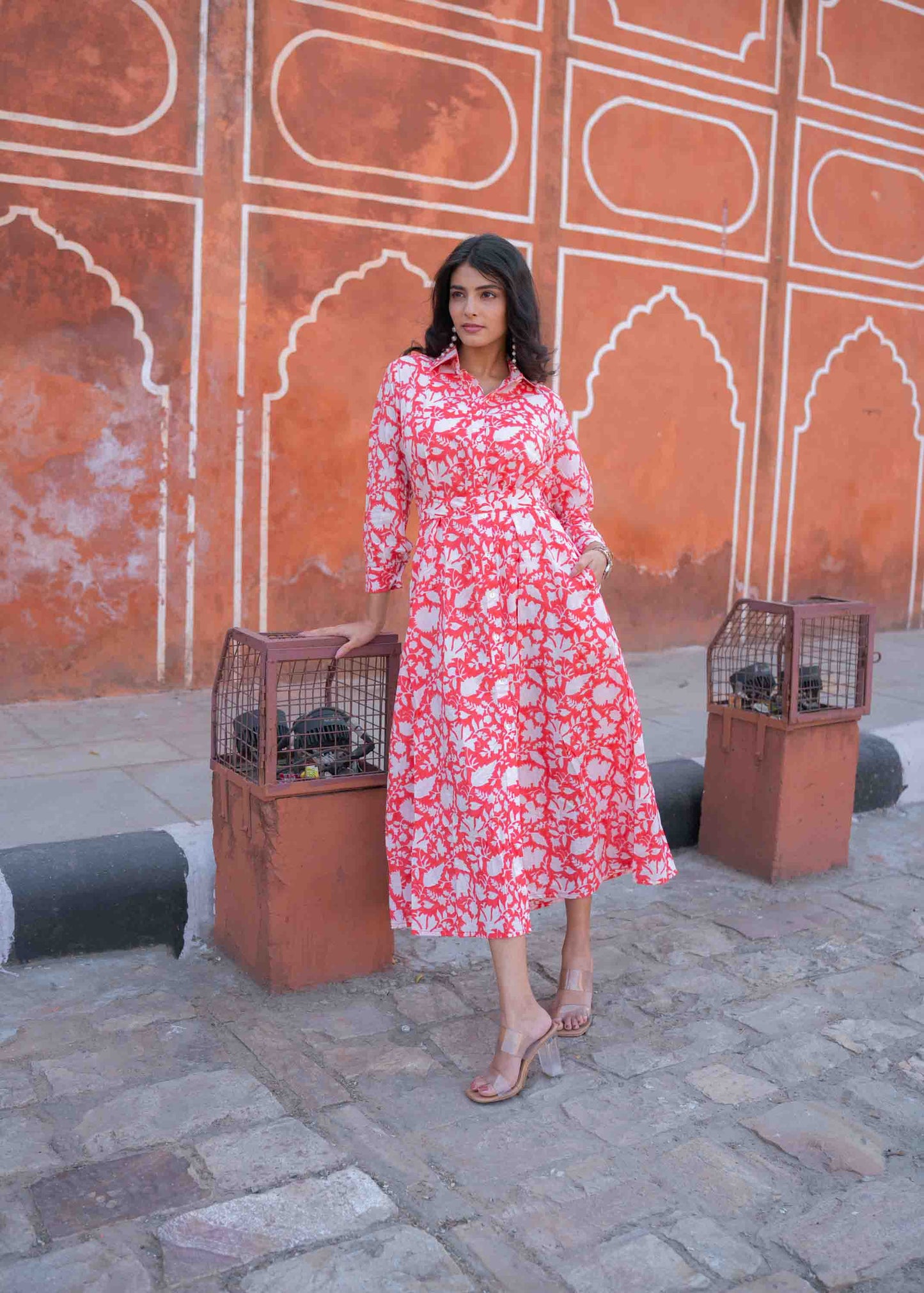 Bagh-e-Gul Hand-Block Dress