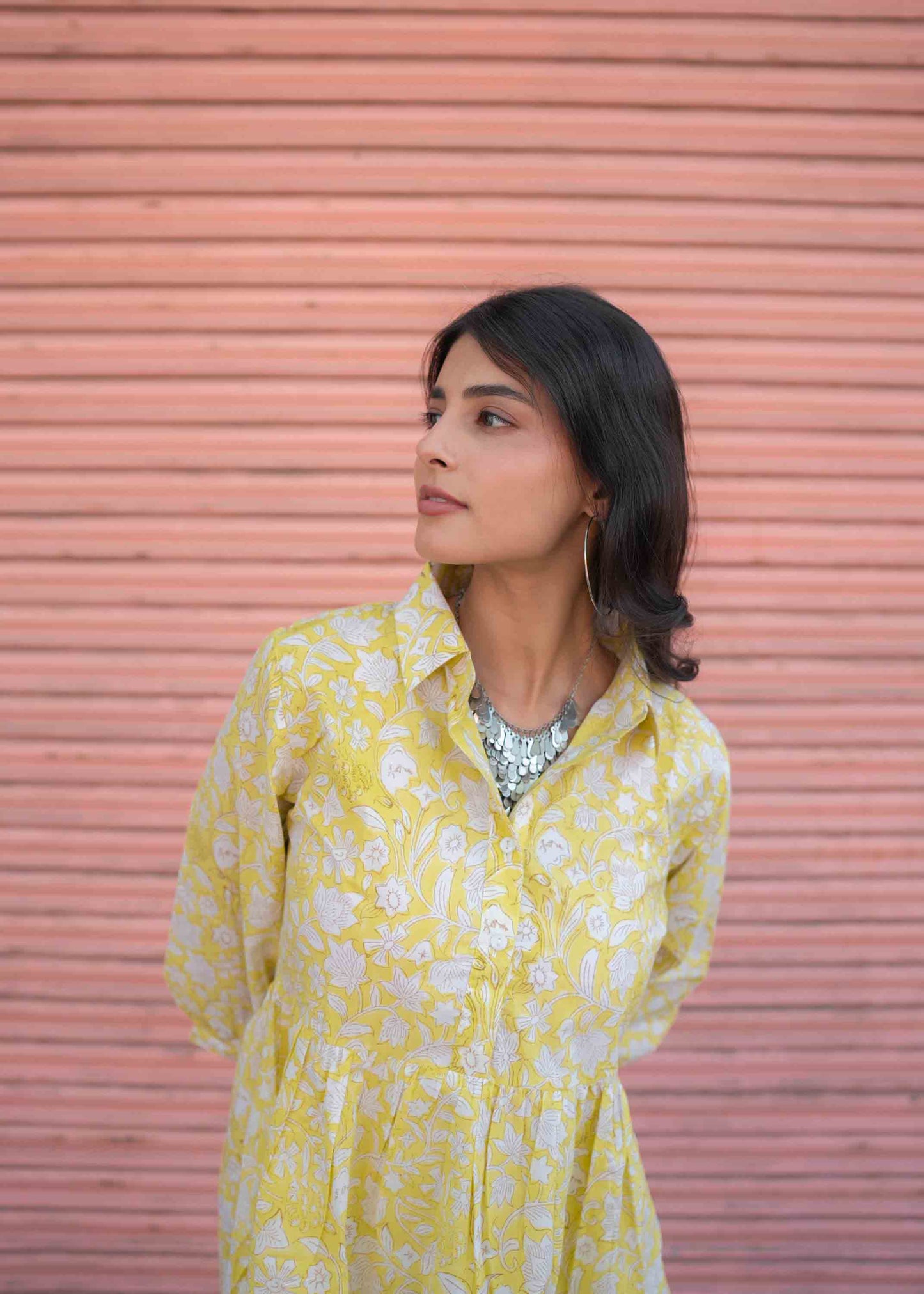 Meadow Muse Hand-Block Dress