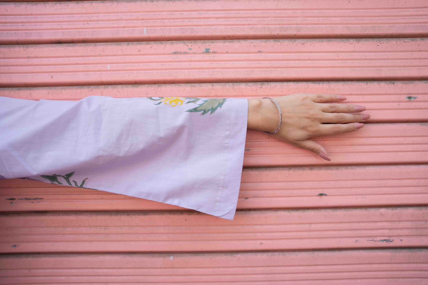 Mauve Magic Hand-Block Co-ord Set