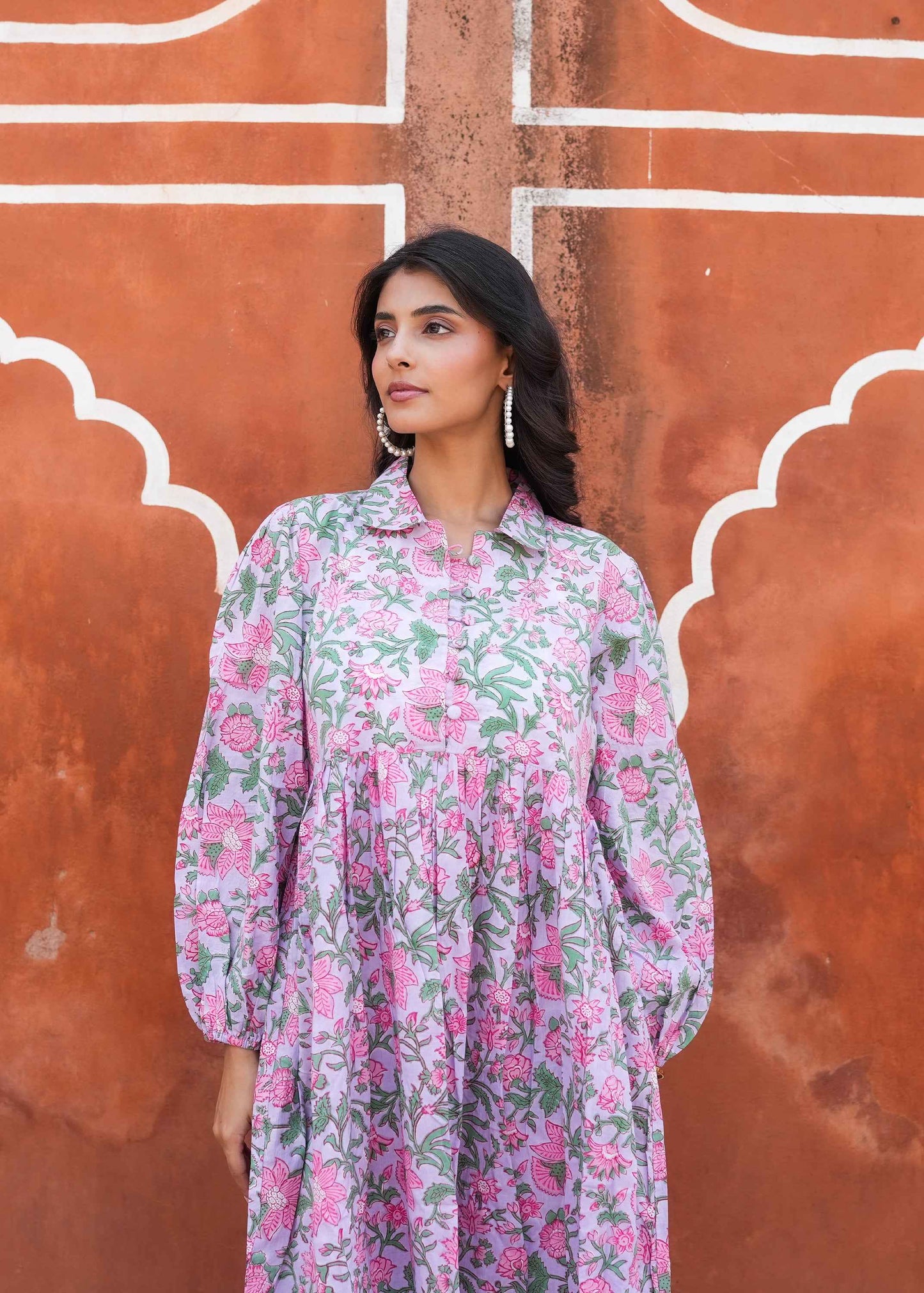 Bagh-e-Rang Hand-Block Dress