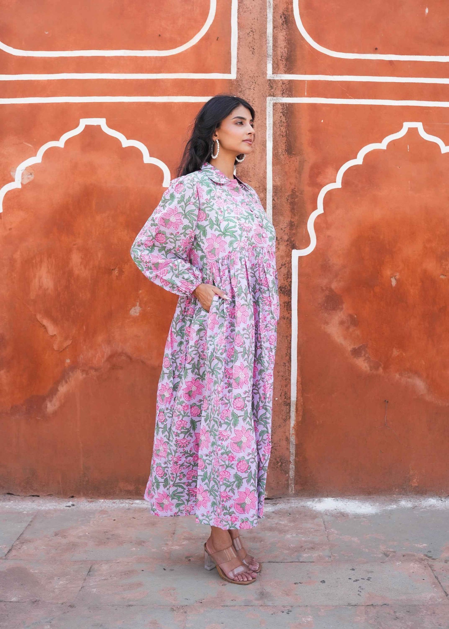 Bagh-e-Rang Hand-Block Dress