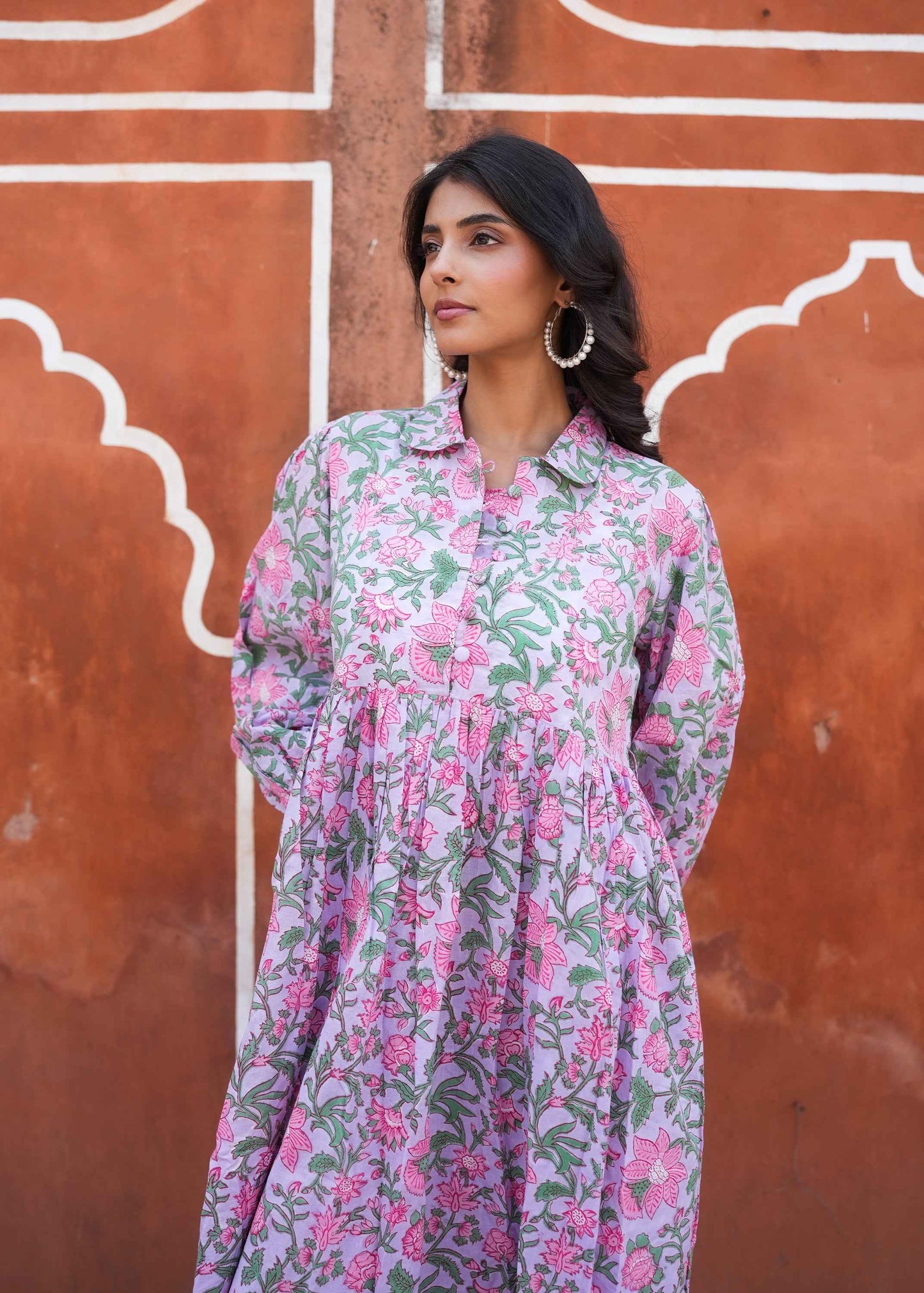 Bagh-e-Rang Hand-Block Dress