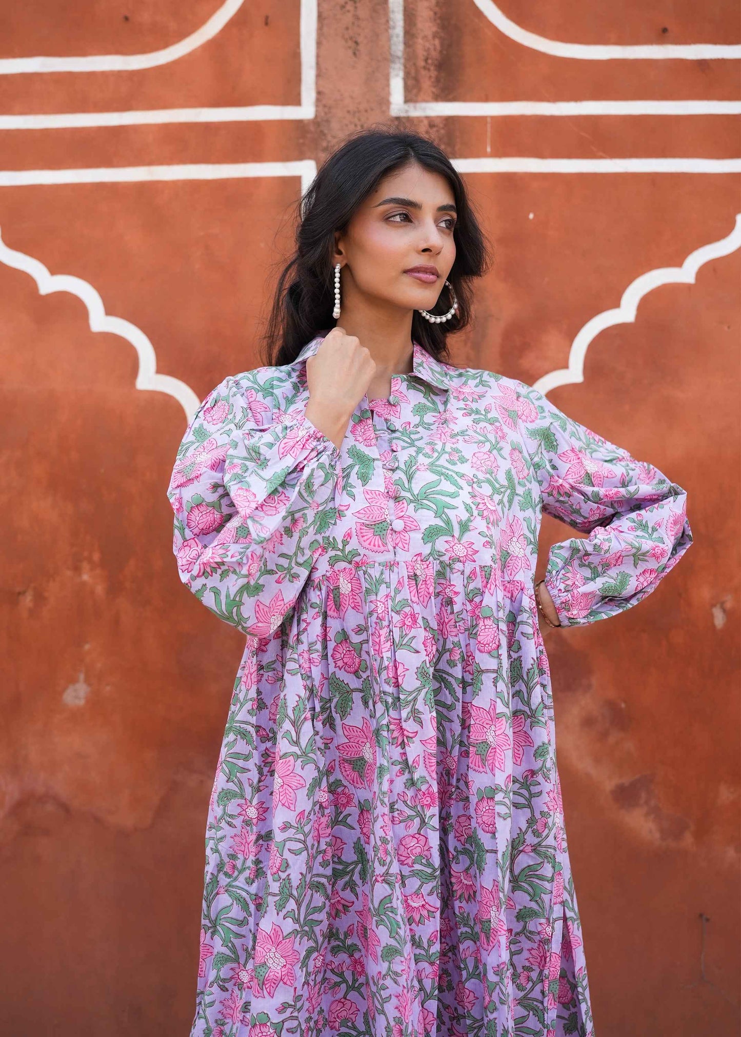 Bagh-e-Rang Hand-Block Dress