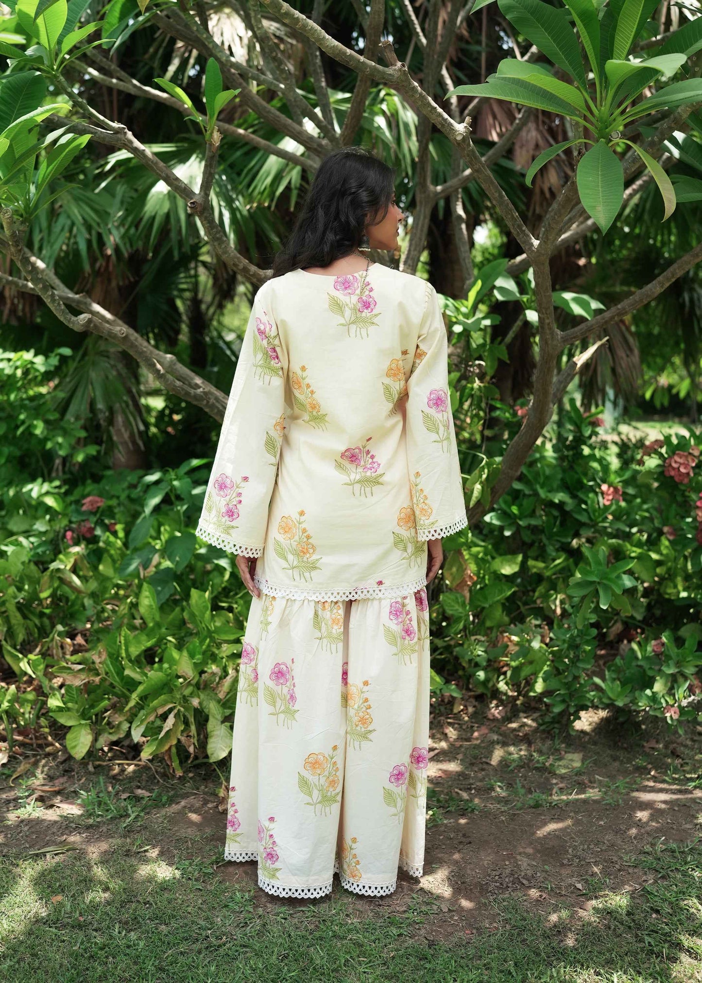 Vasanti Hand-Block Kurta Set
