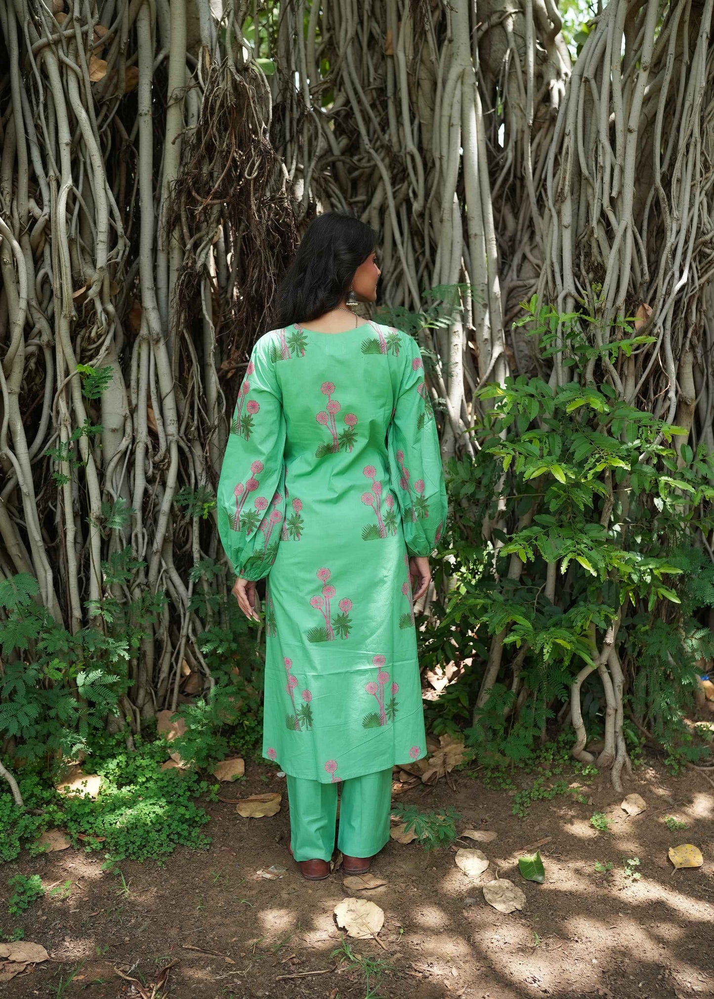 Nyra Hand-Block Kurta Set