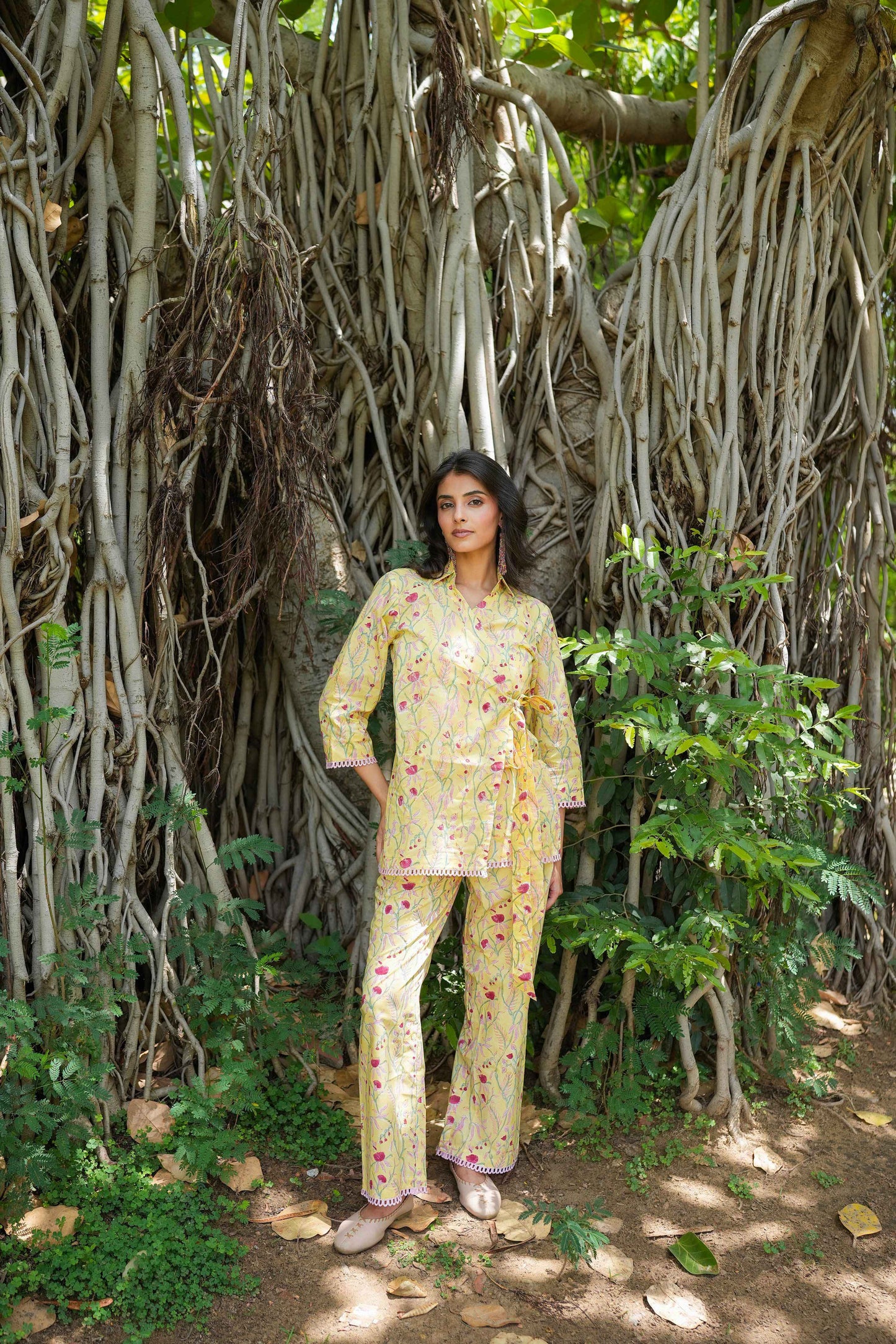 Buttercup Blush Hand-Block Co-ord Set