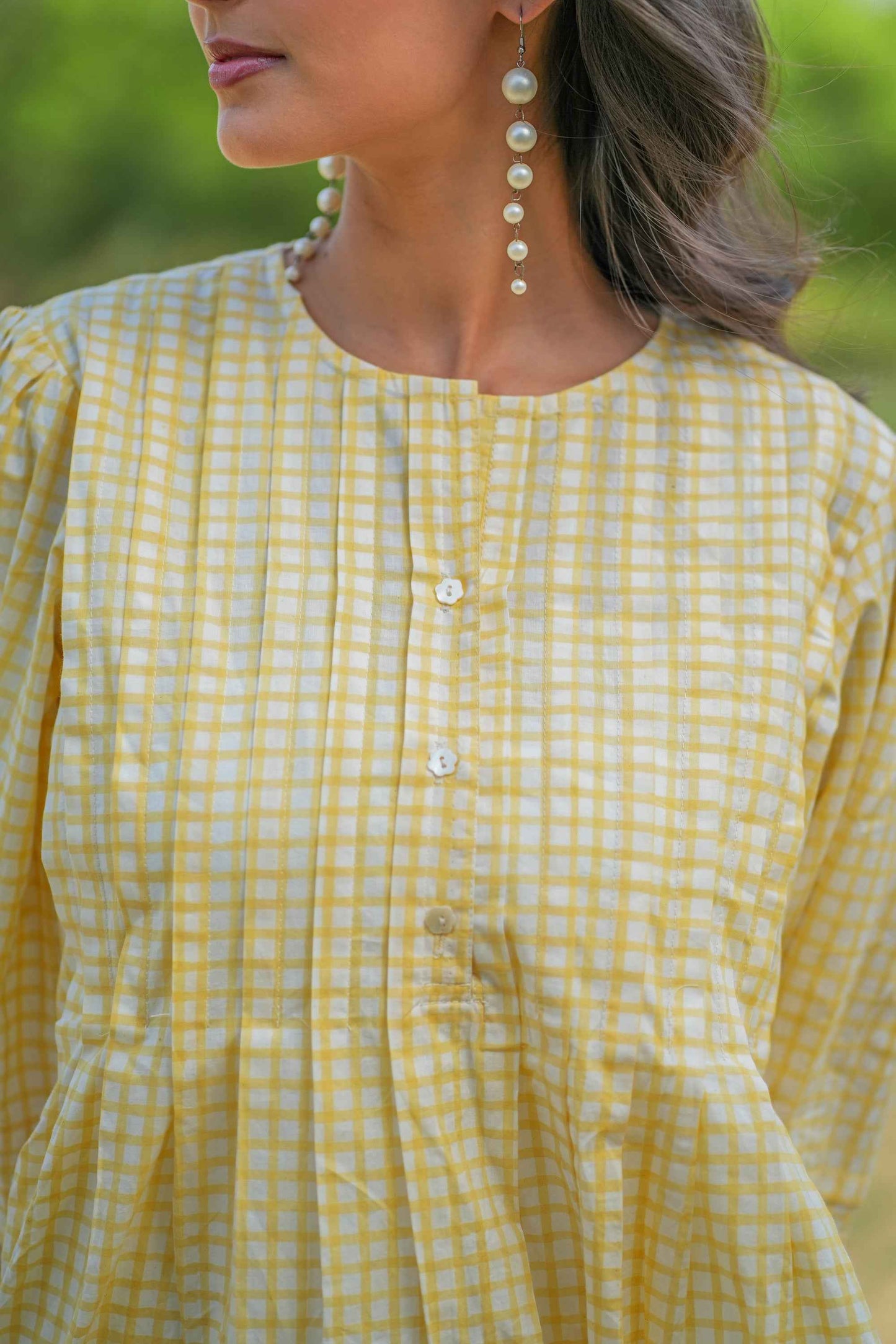 Ora Hand-Block Dress
