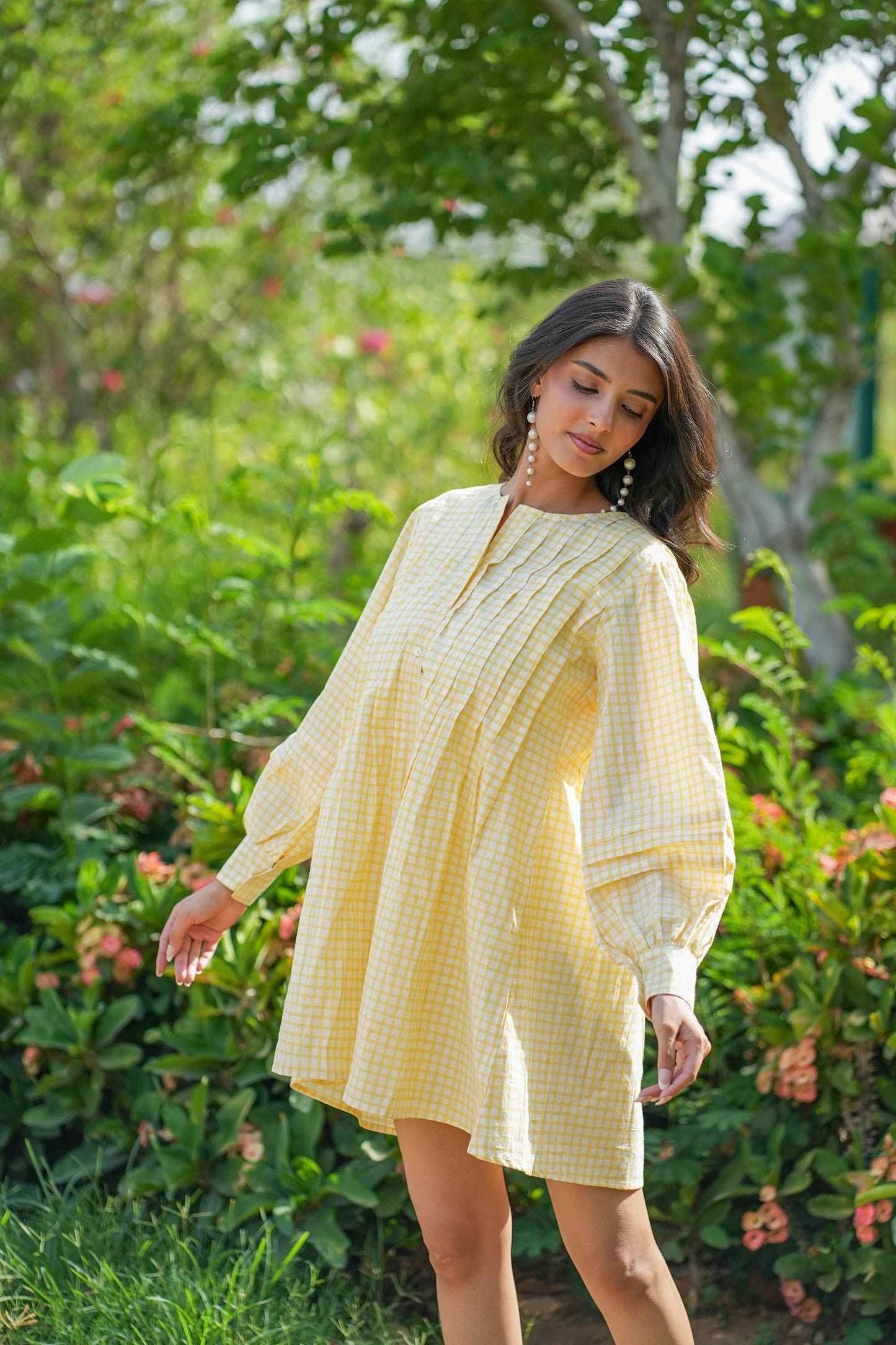 Ora Hand-Block Dress