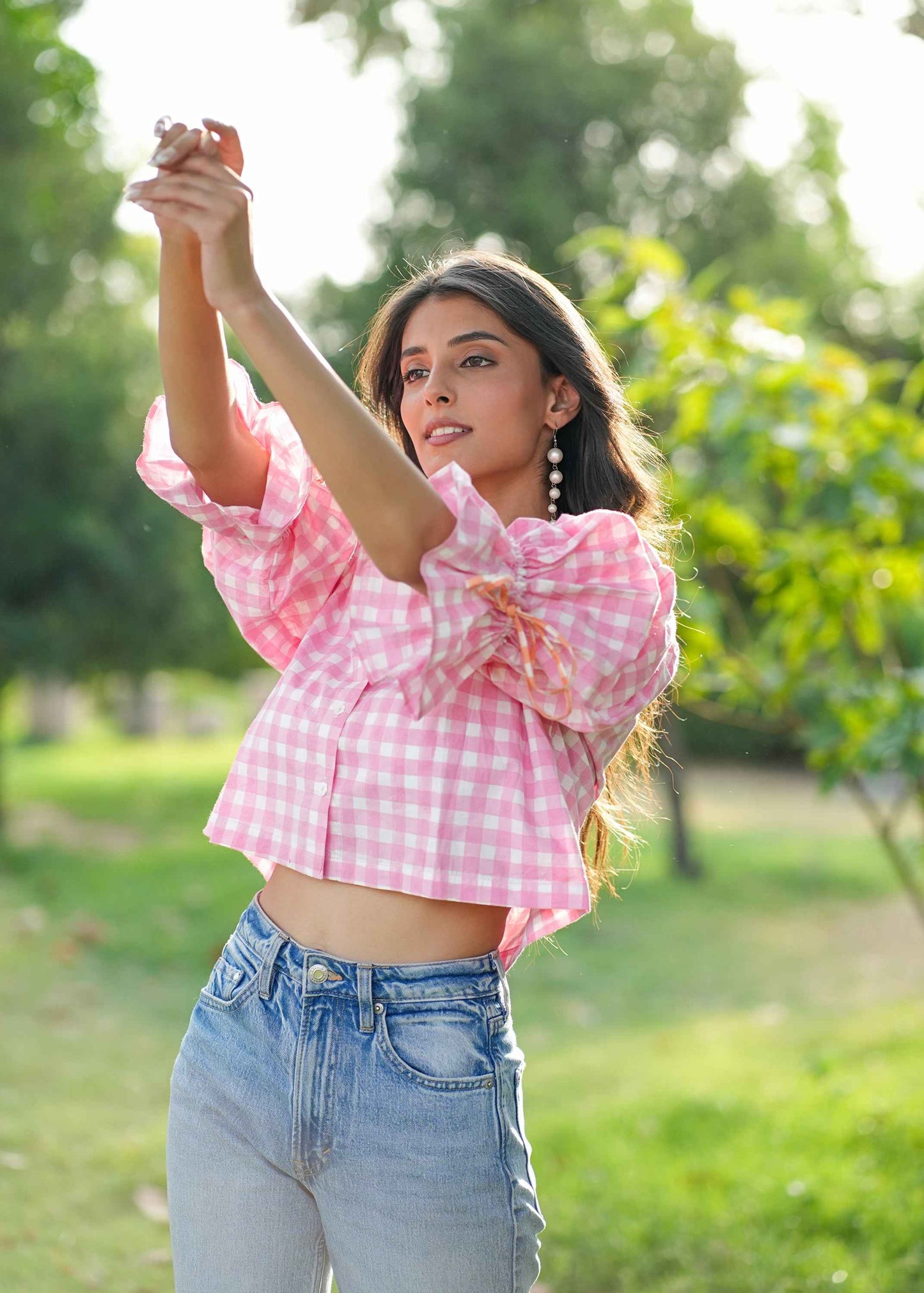 Pinkpop Hand-Block Shirt
