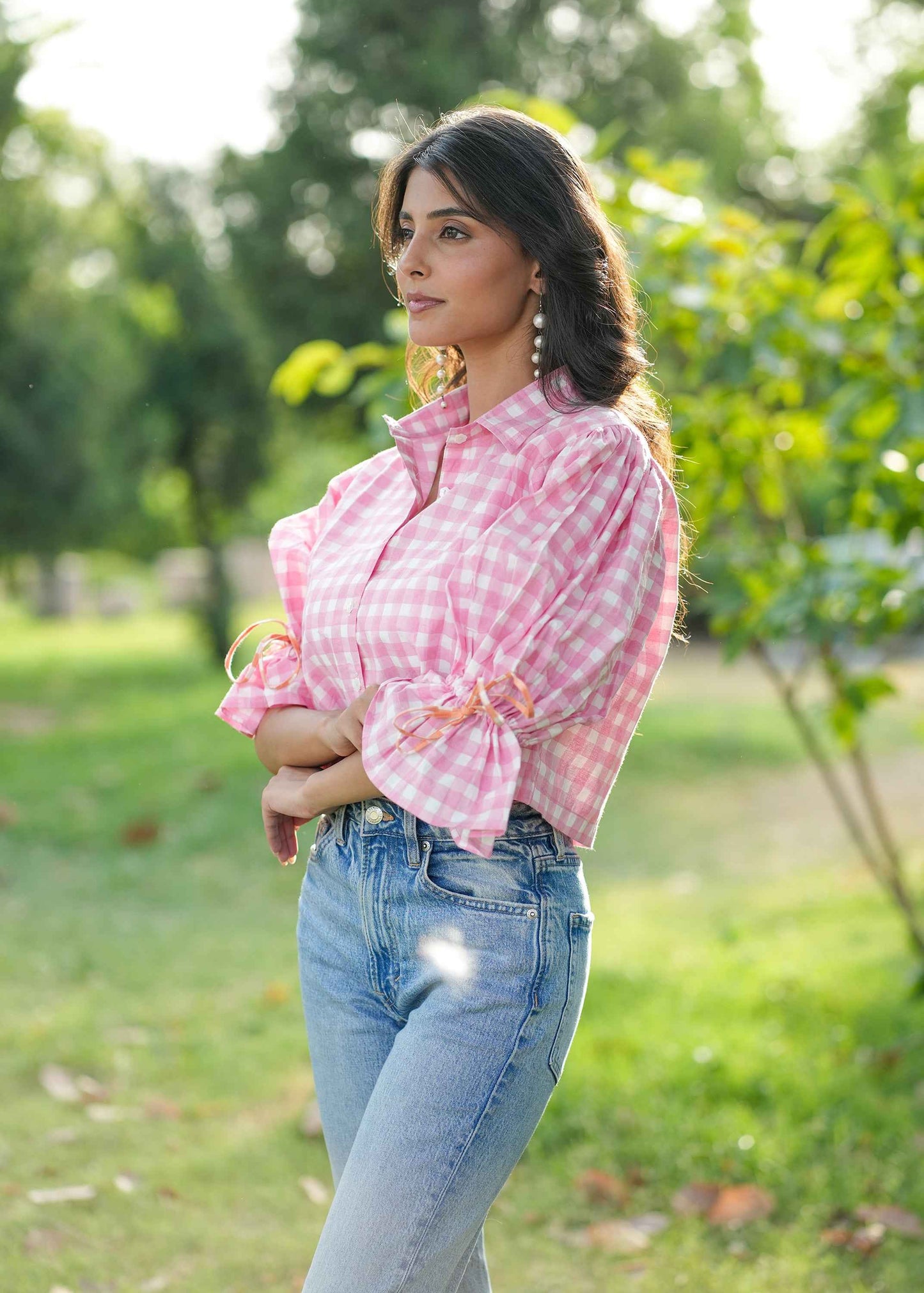 Pinkpop Hand-Block Shirt