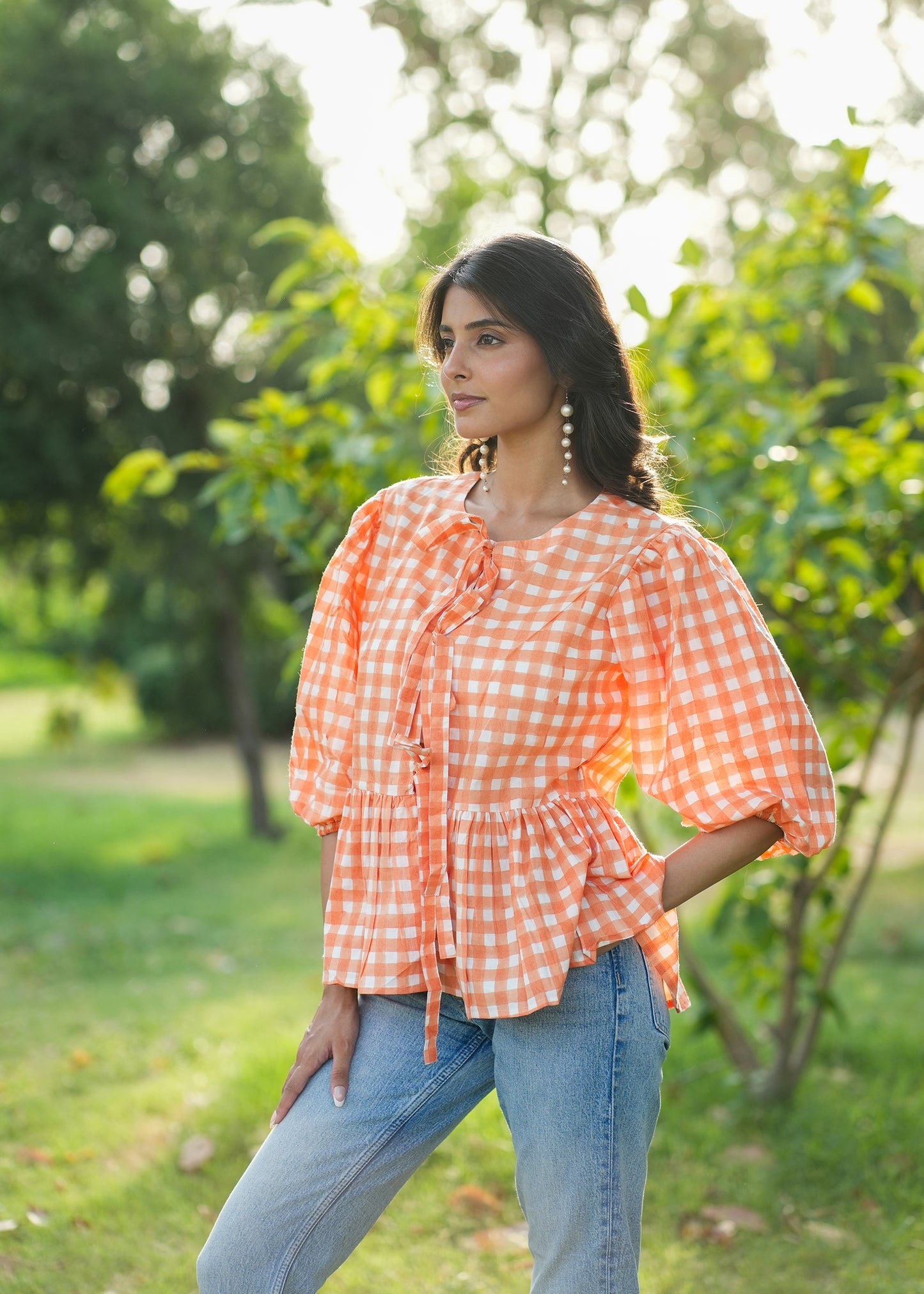 OrangePop Hand-Block Top