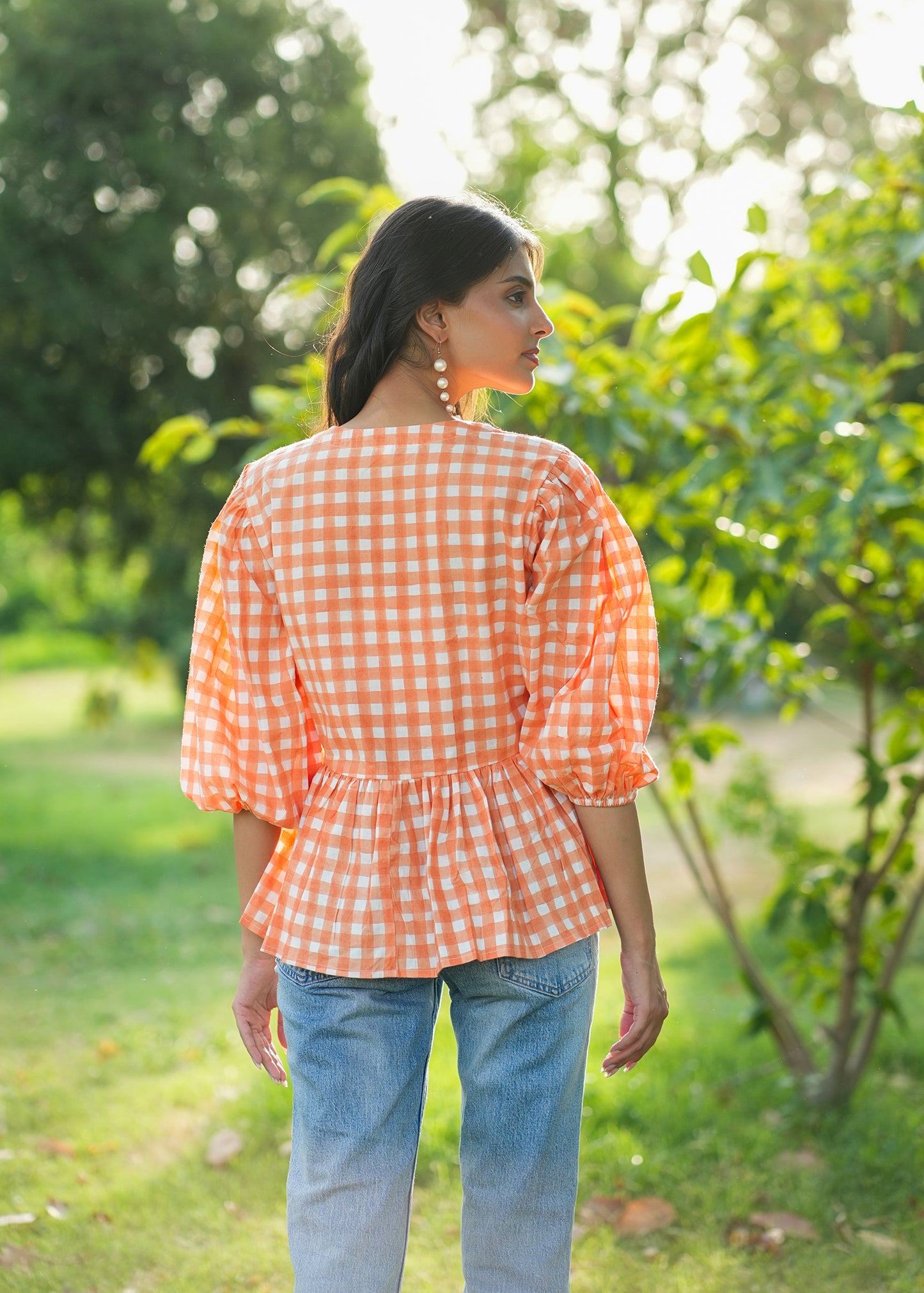OrangePop Hand-Block Top
