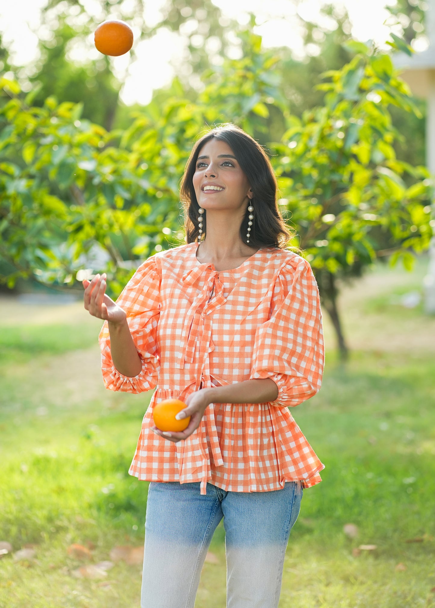 OrangePop Hand-Block Top