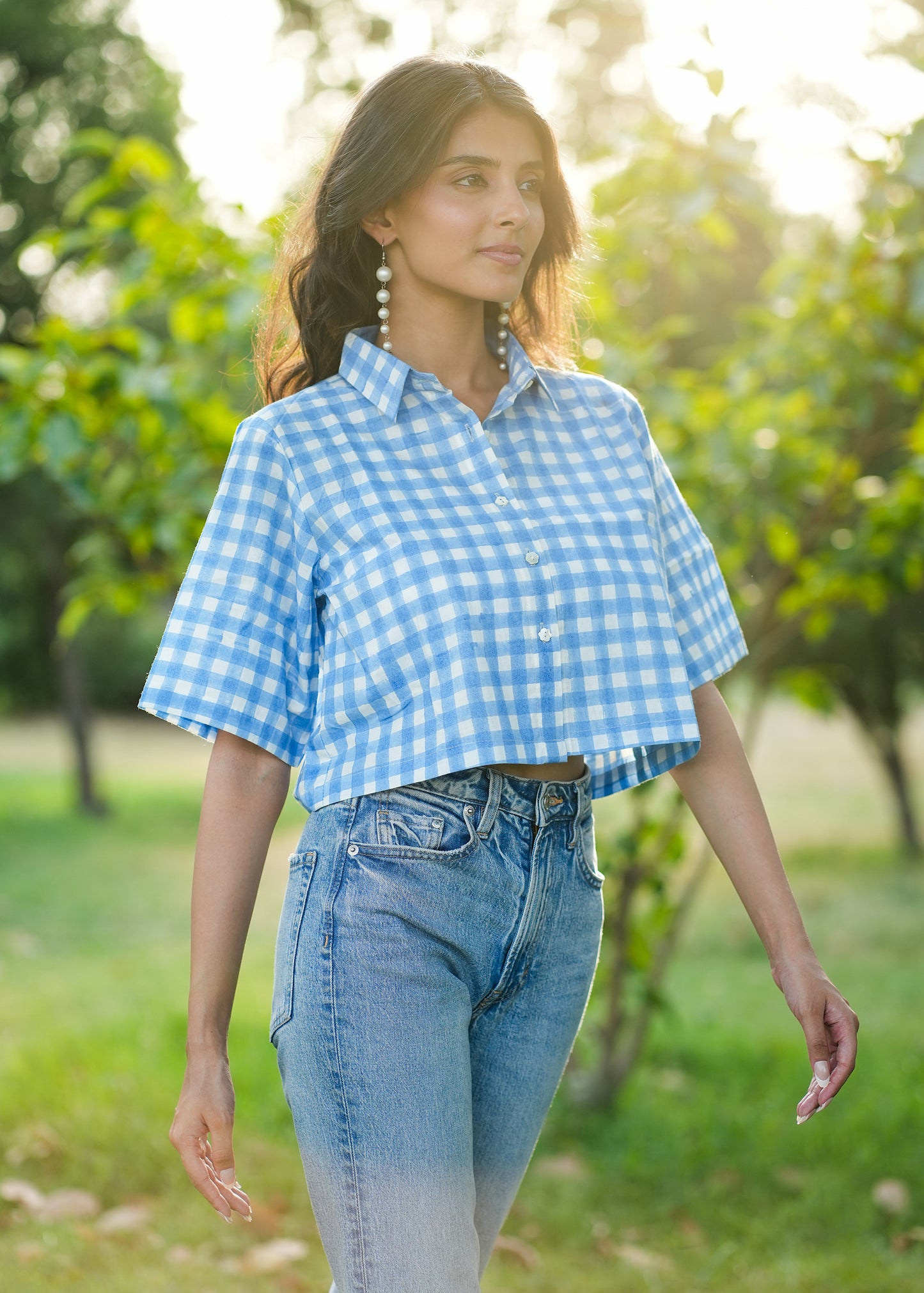 BluePop Hand-Block Shirt