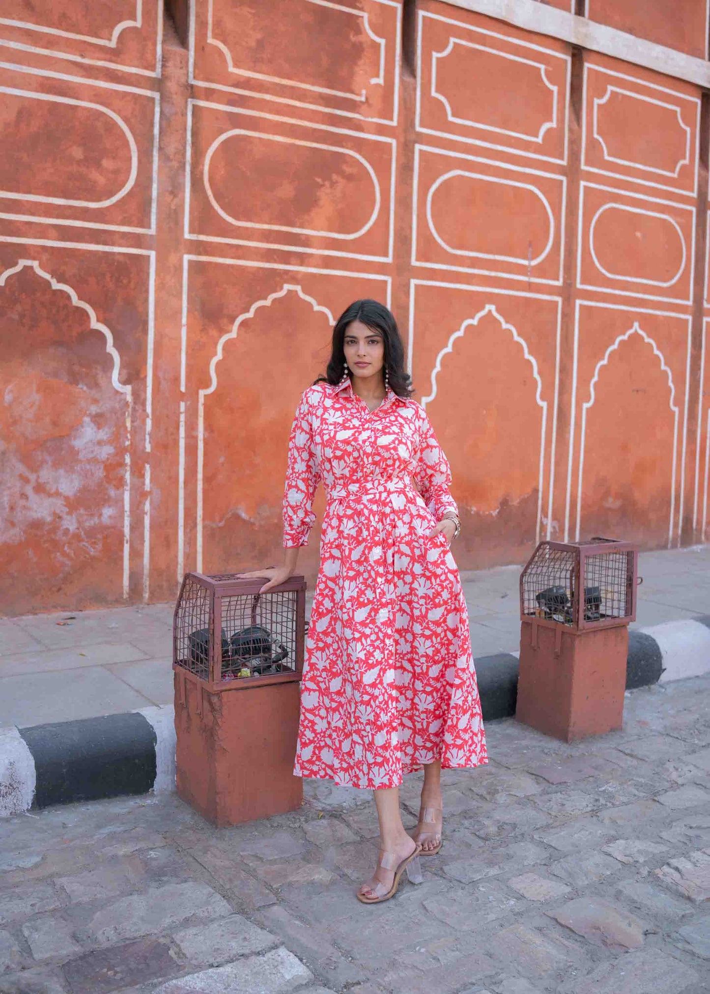 Bagh-e-Gul Hand-Block Dress