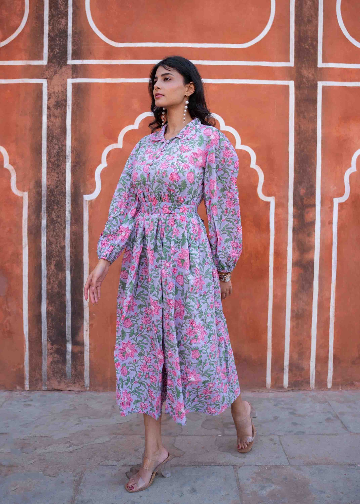 Bagh-e-Rang Hand-Block Dress