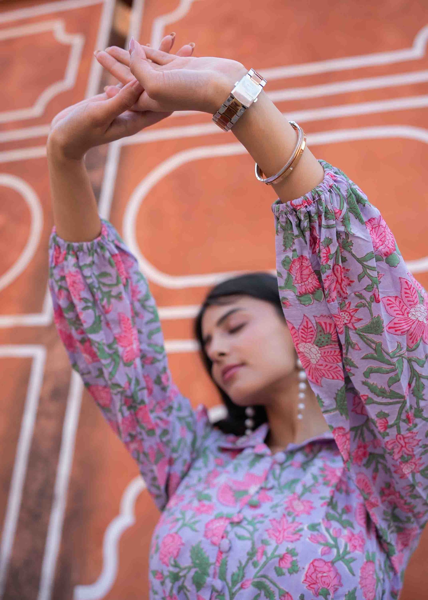Bagh-e-Rang Hand-Block Dress