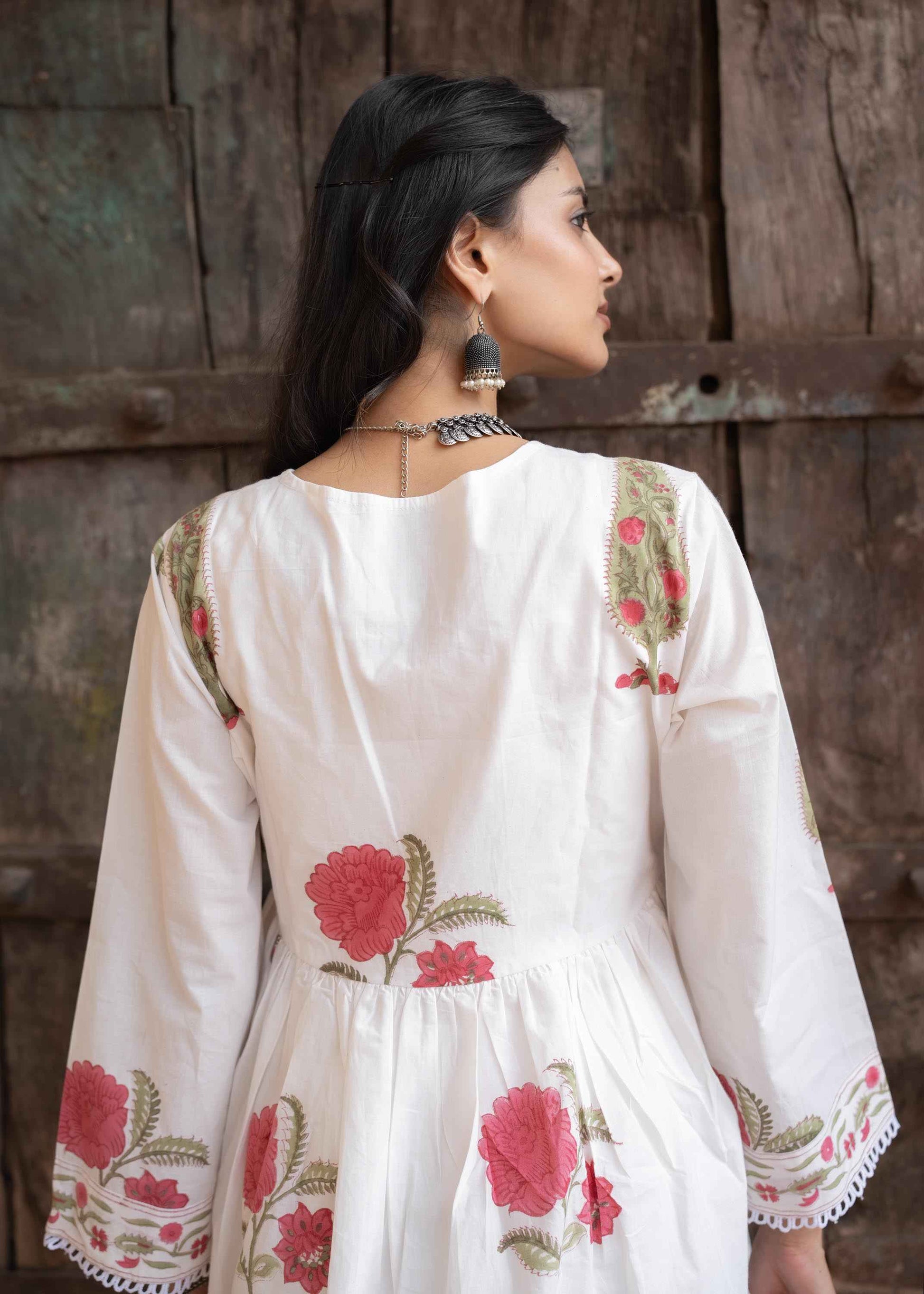 Gulzaar Hand-Block Kurta Set
