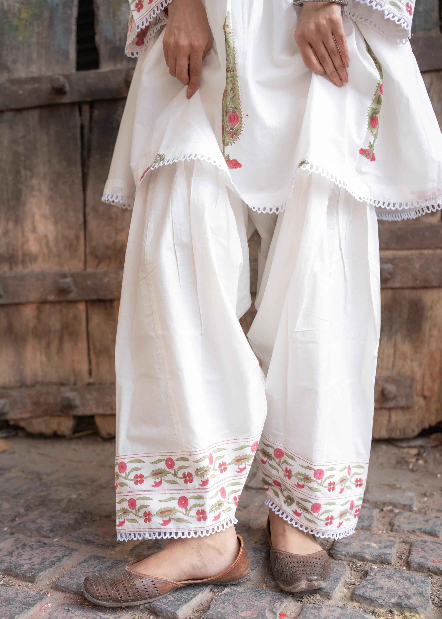 Gulzaar Hand-Block Kurta Set