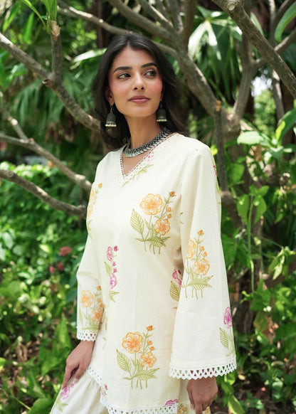 Vasanti Hand-Block Kurta Set