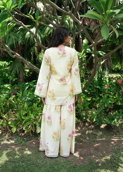 Vasanti Hand-Block Kurta Set