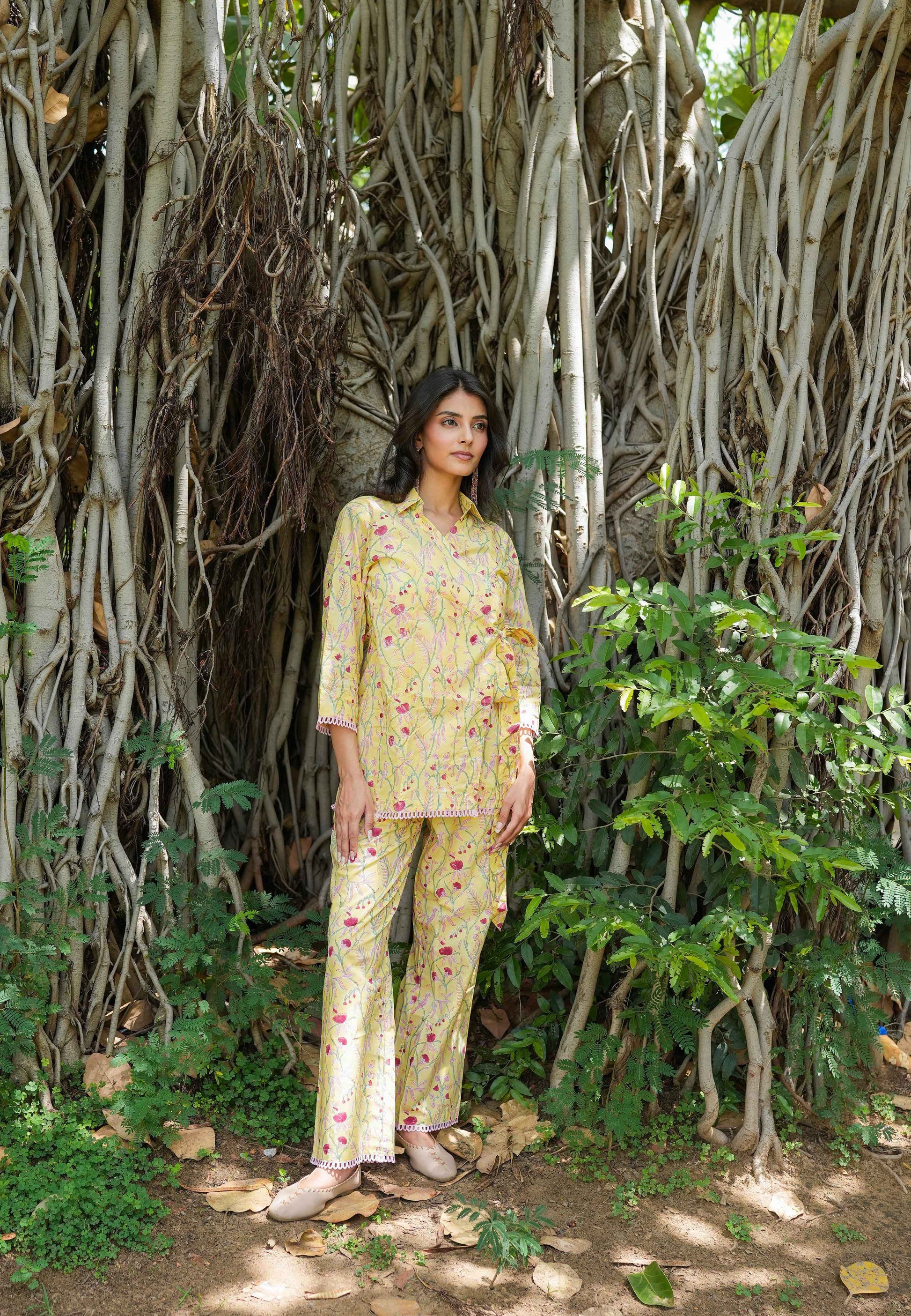 Buttercup Blush Hand-Block Co-ord Set