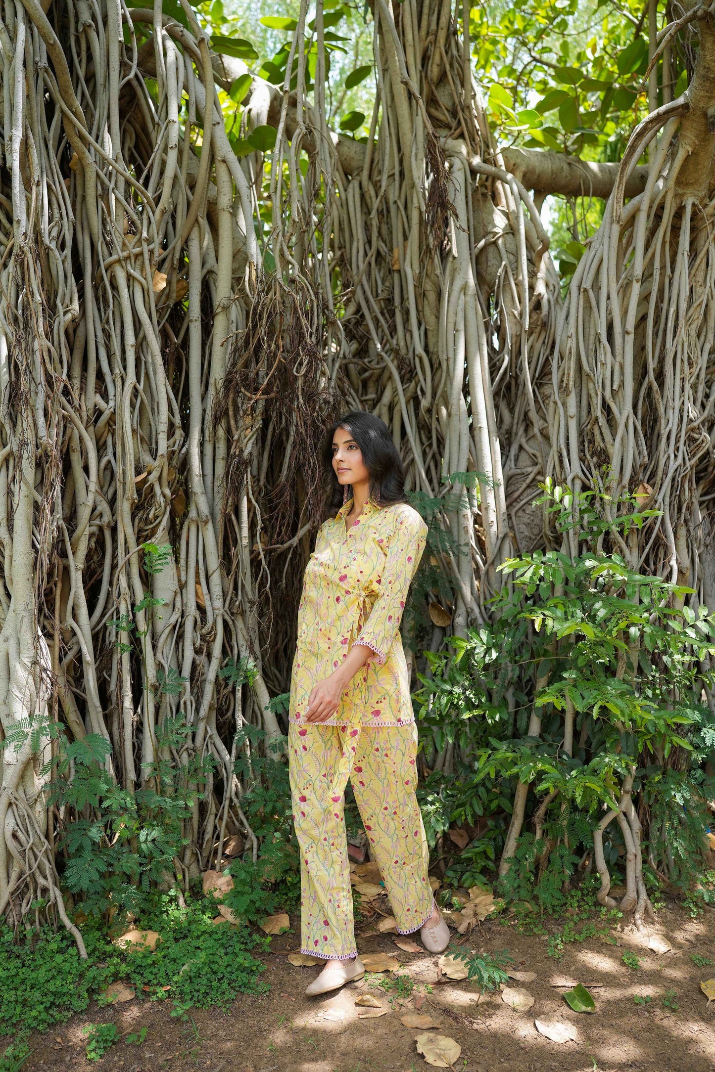 Buttercup Blush Hand-Block Co-ord Set