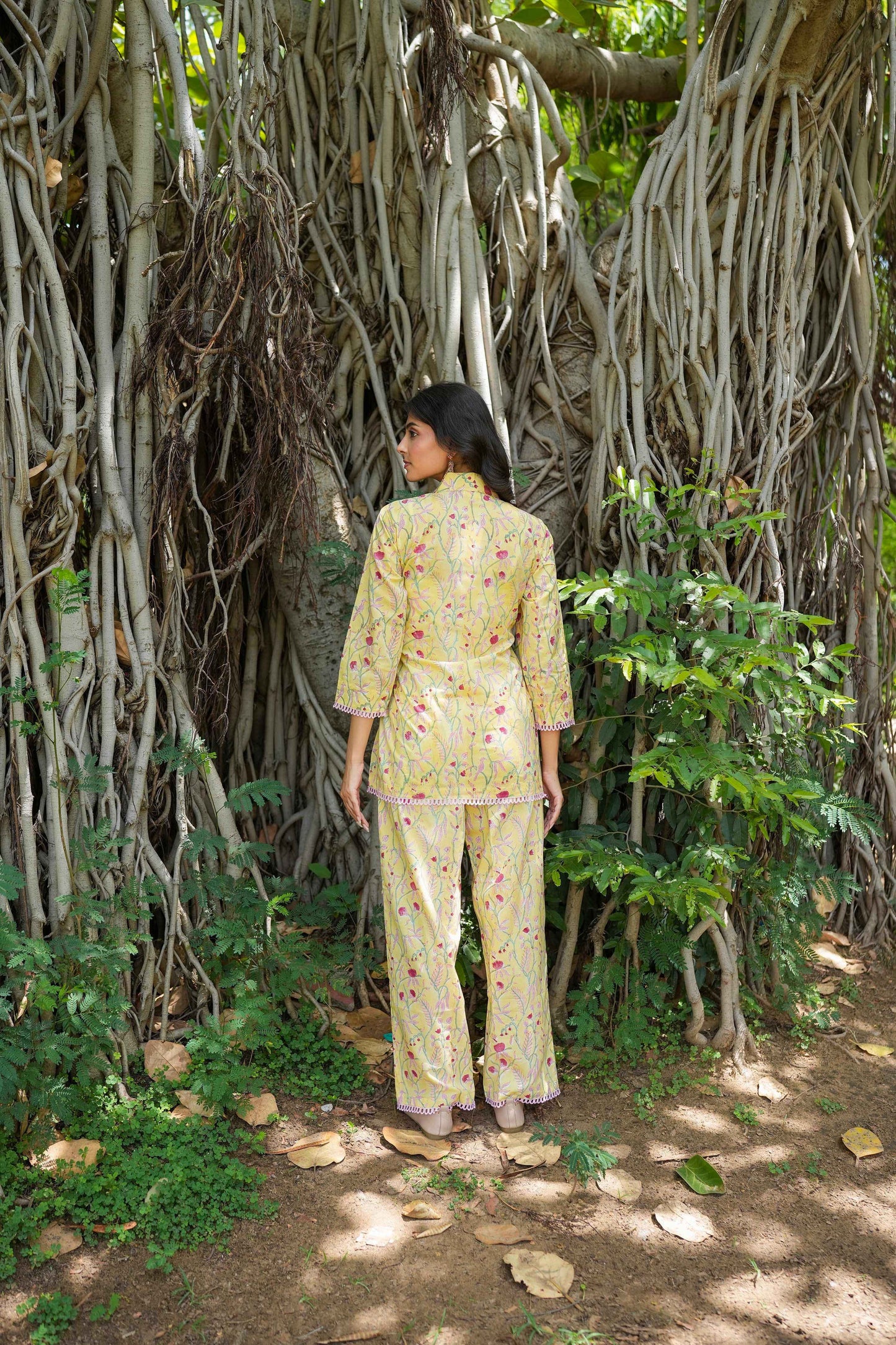 Buttercup Blush Hand-Block Co-ord Set