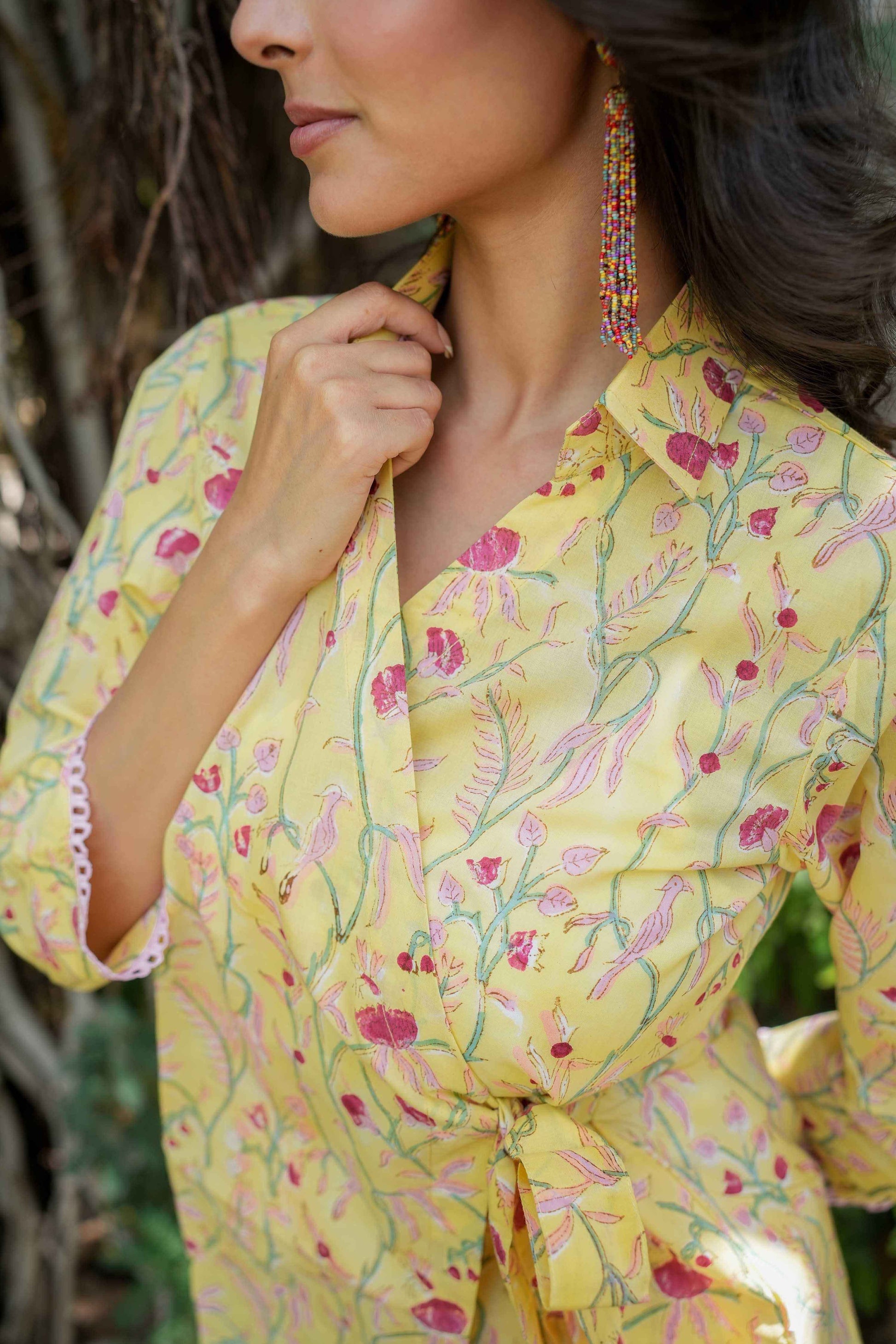 Buttercup Blush Hand-Block Co-ord Set
