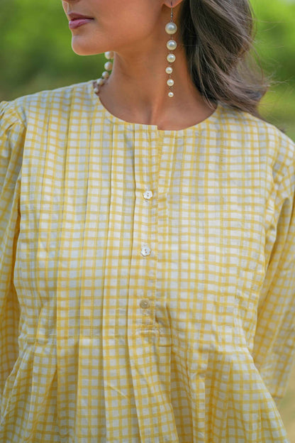 Ora Hand-Block Dress