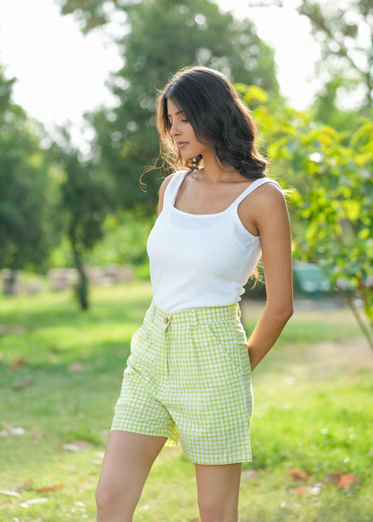 Mintie Hand-Block Shorts