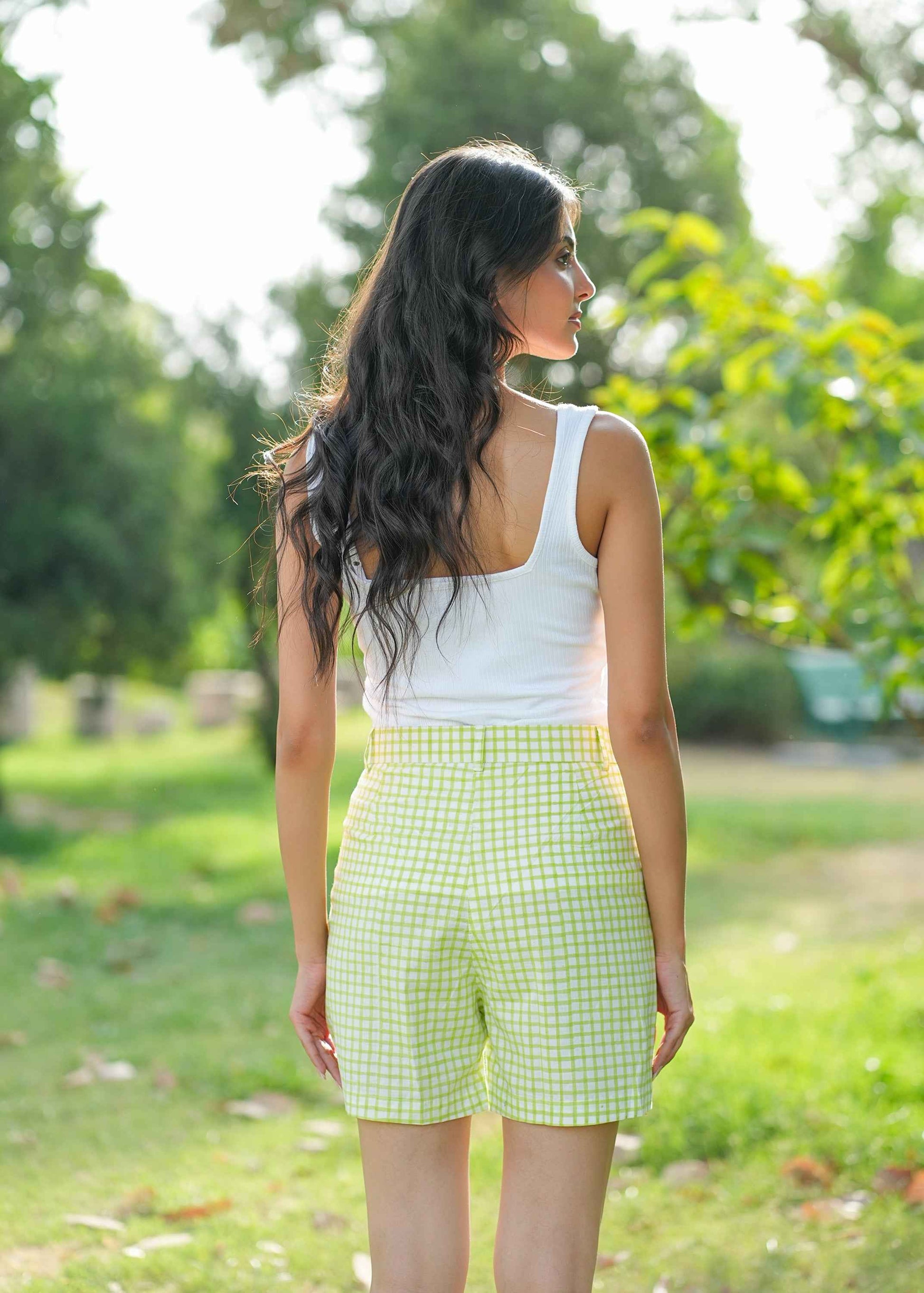 Mintie Hand-Block Shorts