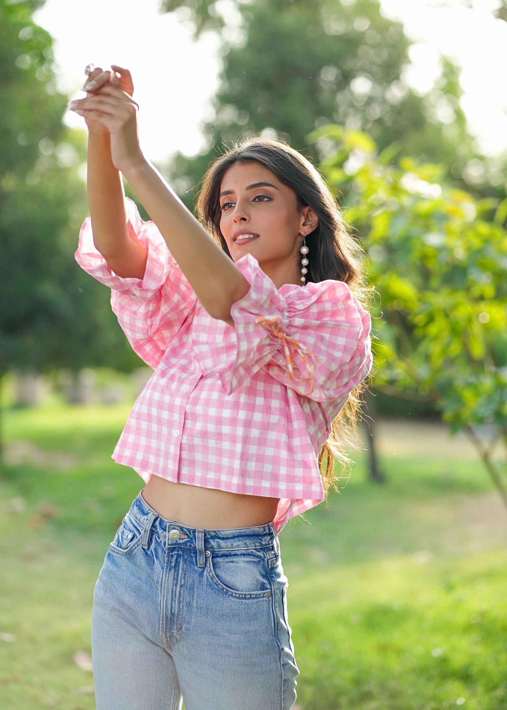 Pinkpop Hand-Block Shirt