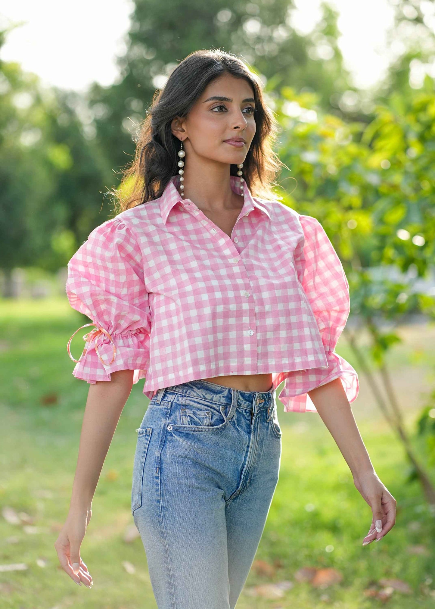 Pinkpop Hand-Block Shirt
