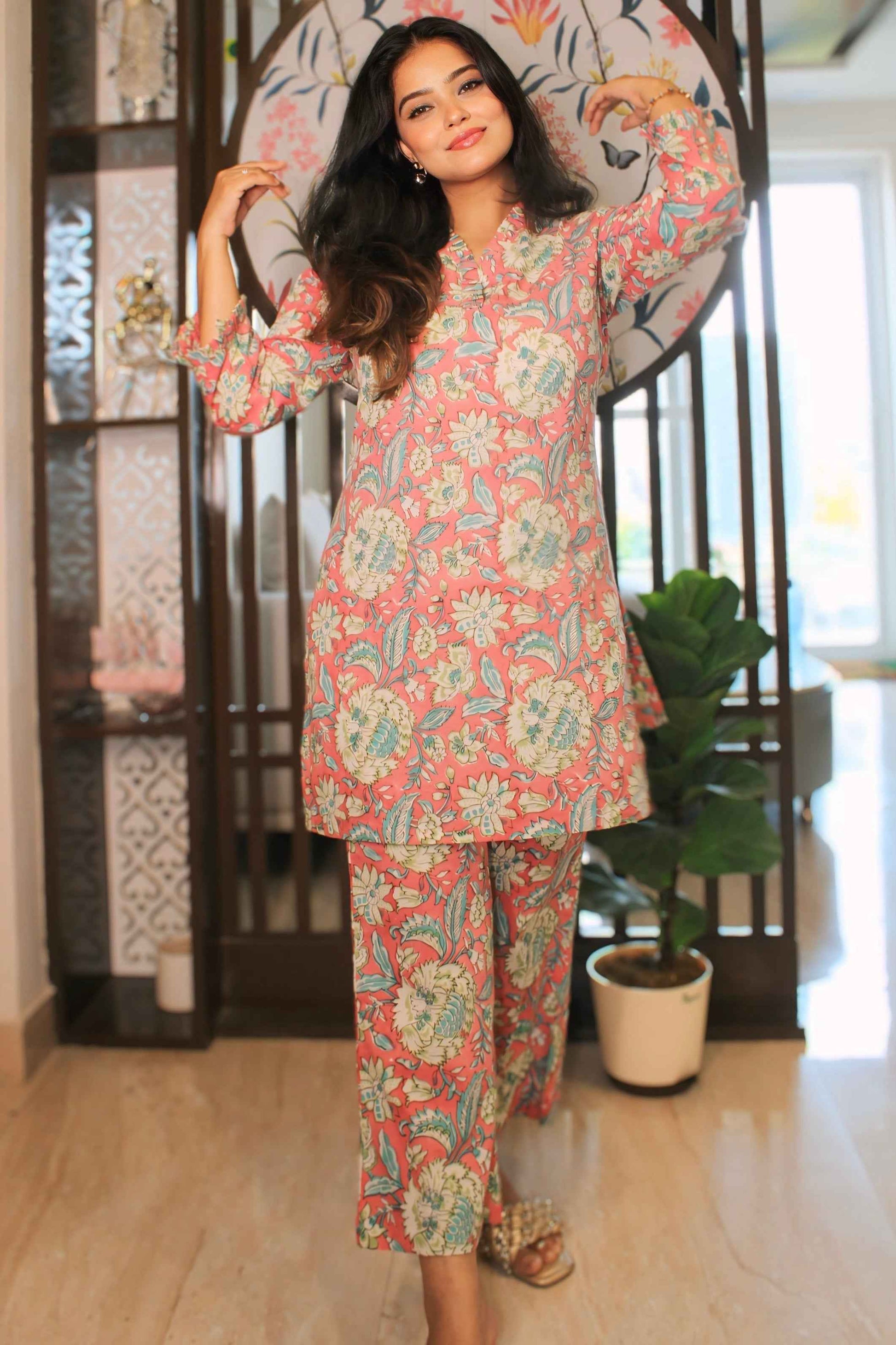 PinkBliss Garden Co-Ord Set