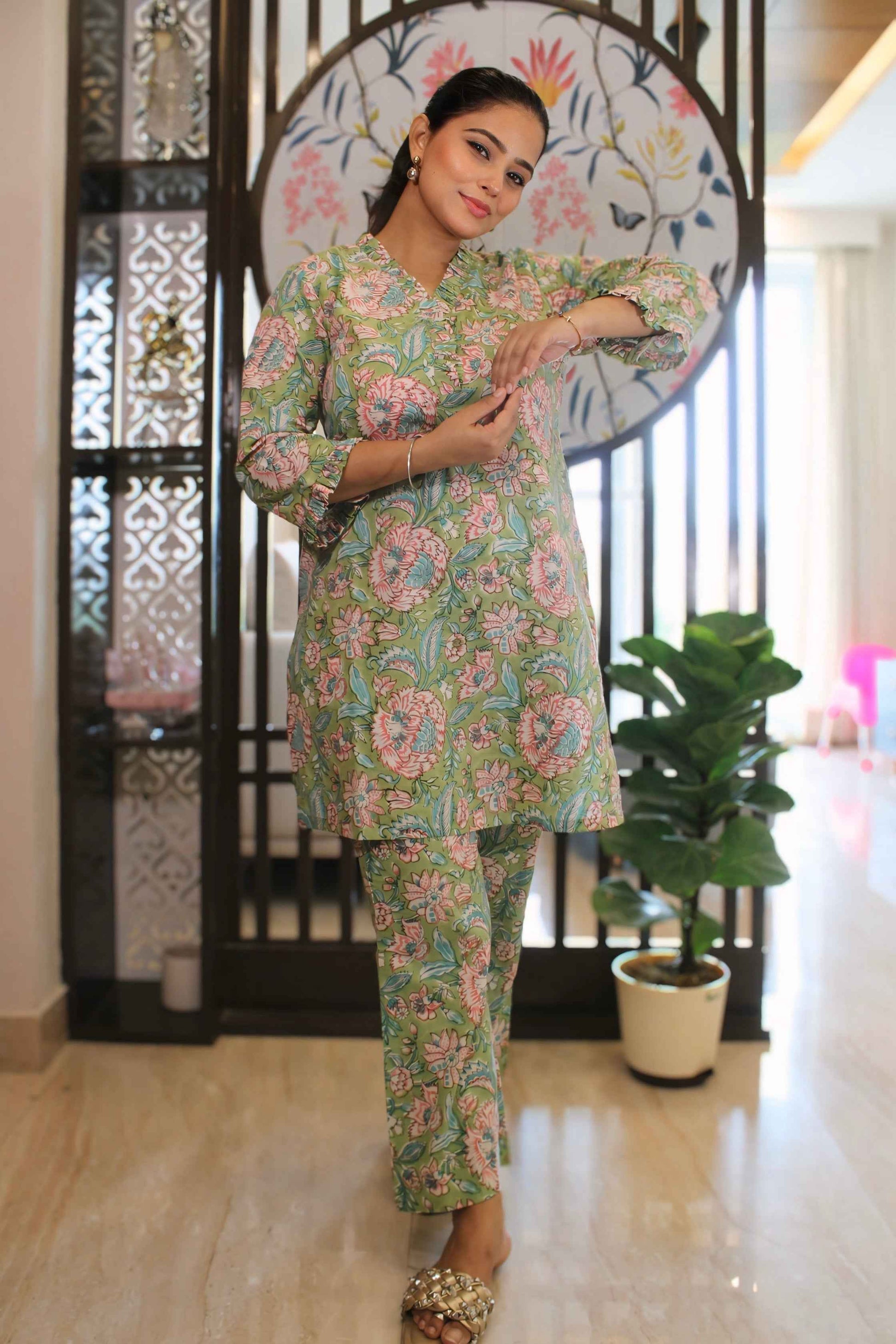 GreenBliss Garden Co-Ord Set