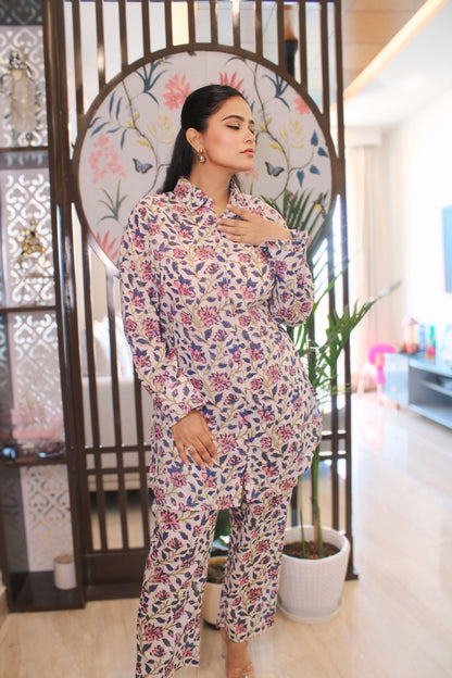 WhiteMidnight Co-Ord Set