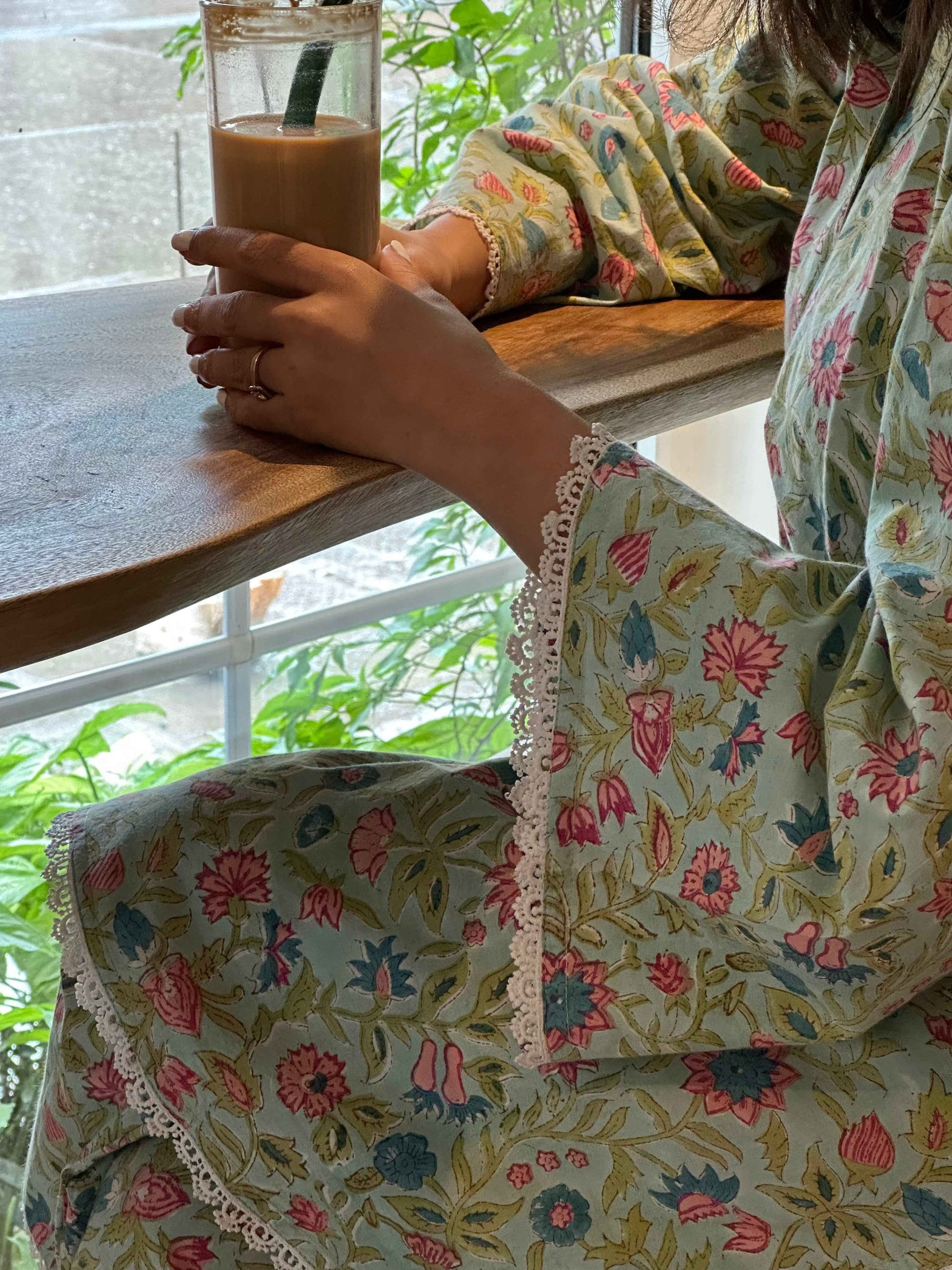 Mehak Hand-Block Kurta Set