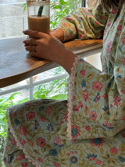 Mehak Hand-Block Kurta Set