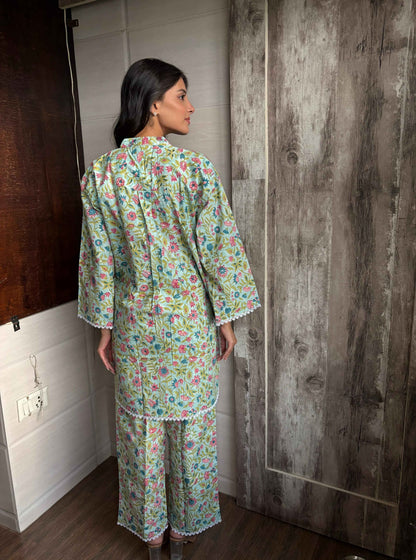 Mehak Hand-Block Kurta Set